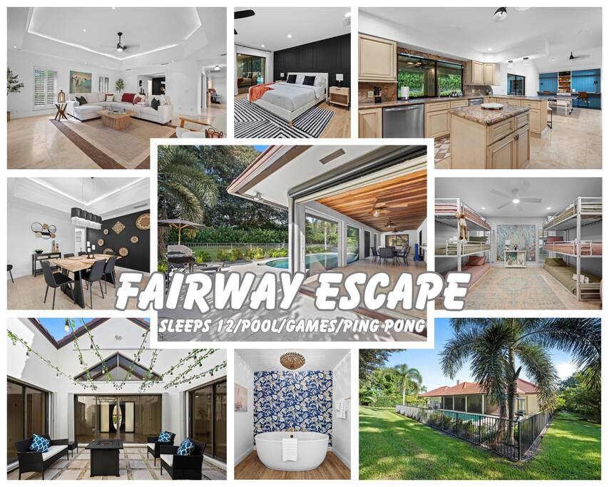 Fairway Escape•Pool•Games•Firepit