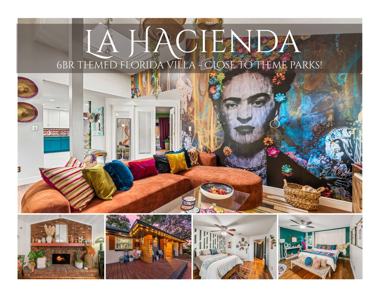 Themed 6BR Home! Prime Location! Very Spacious!