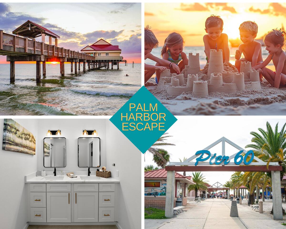Palm Harbor Escape | Coffee Bar +9mns 2 Clearwater - Holiday Home