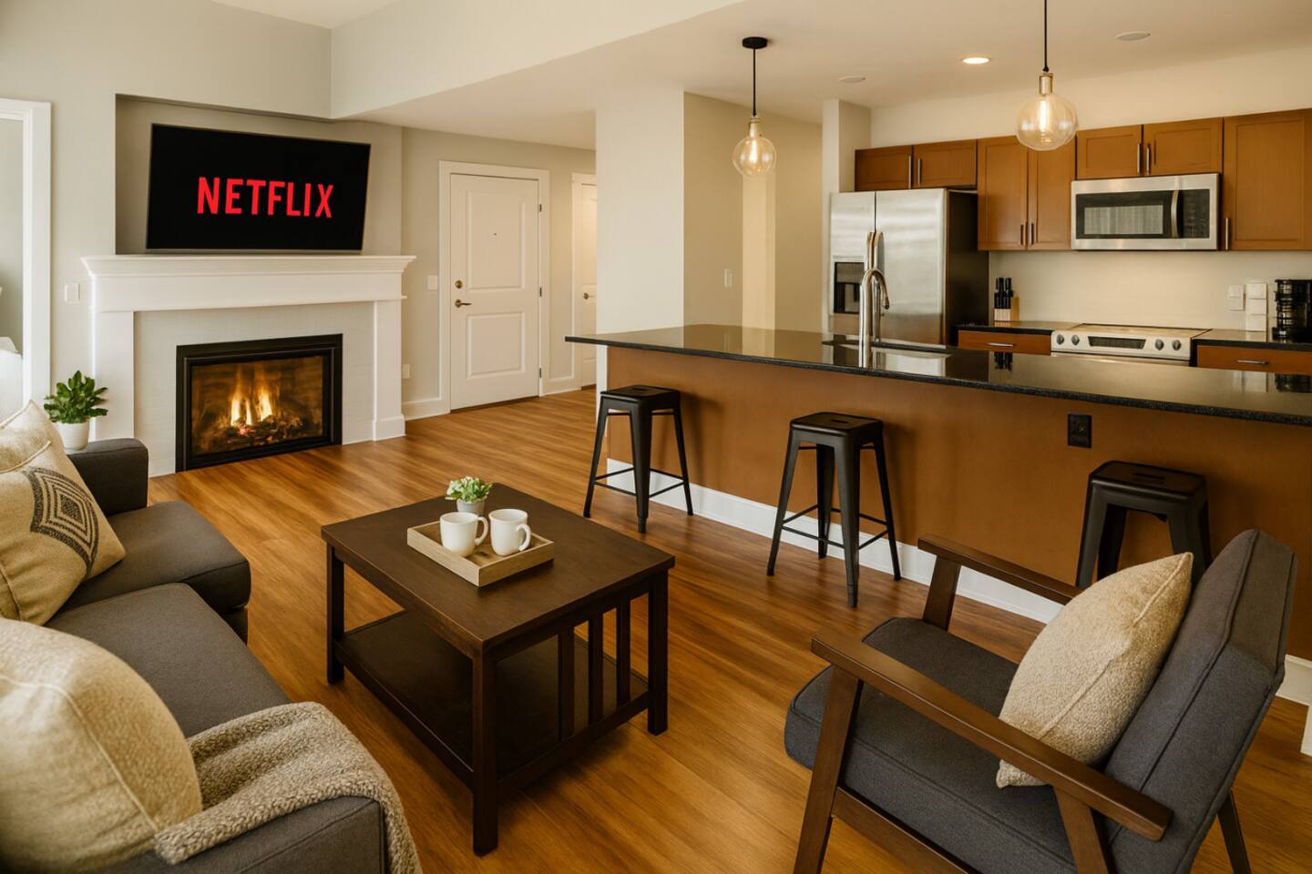 Stylish Luxe Suite | Rock Hall, Stadiums, Casino