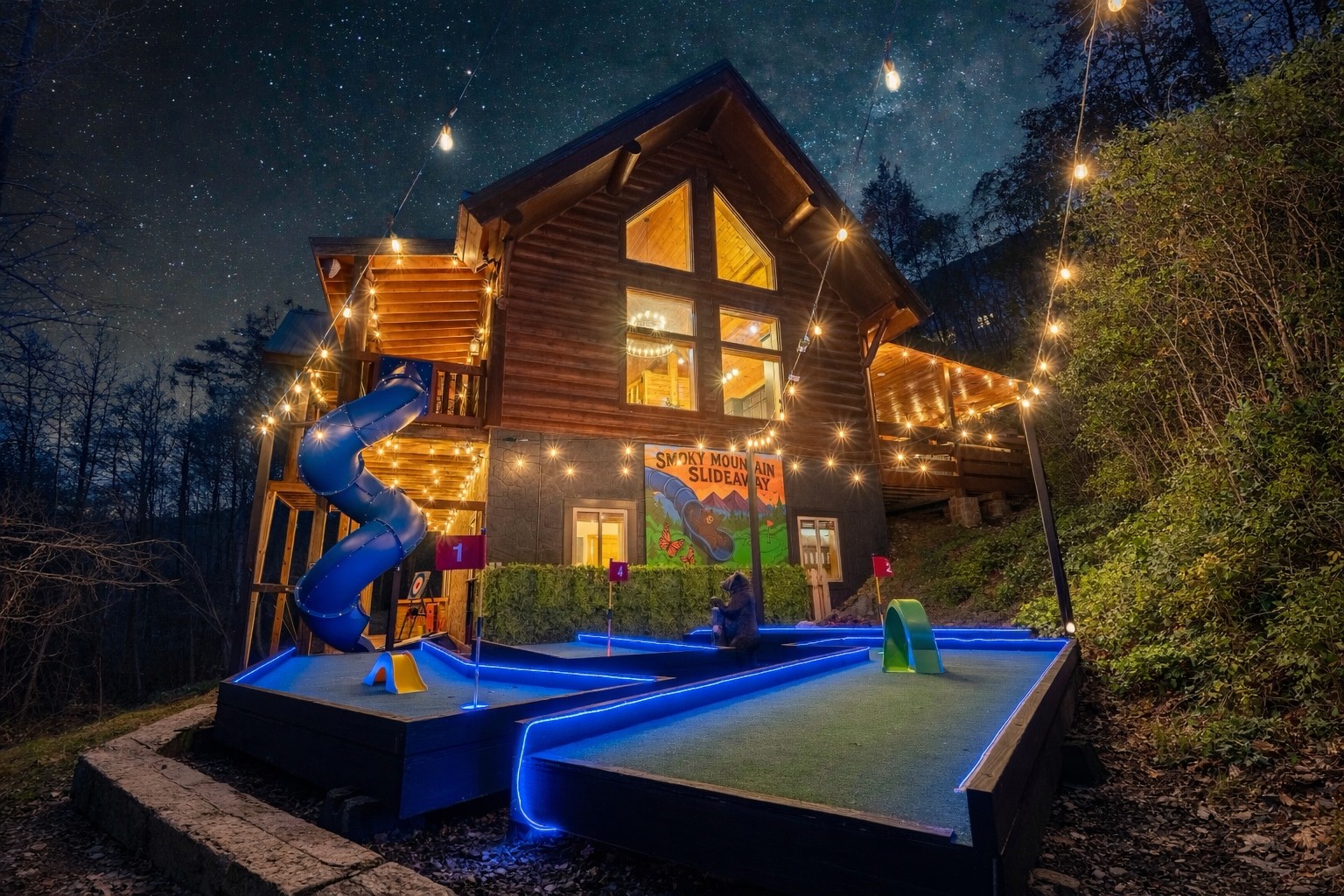 Smoky Mountain Slideaway - The perfect blend of entertainment and relaxation