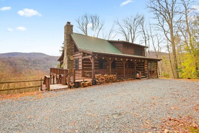 Cabin on 6 Acres, VIEWS, Hot Tub + Fire Pit, Games photo 5