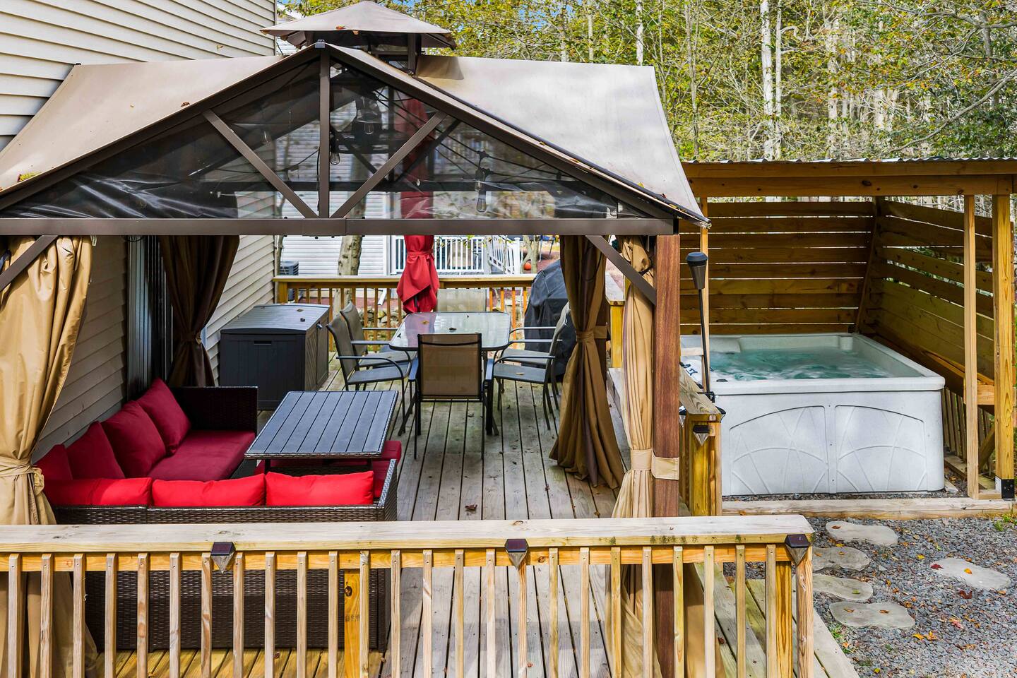 Pocono Country Place Getaway w/Hot Tub & Fire Pit