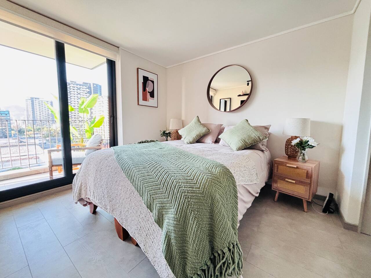 Chic, hasta 4 personas, AC, Gimnasio, Ñuñoa