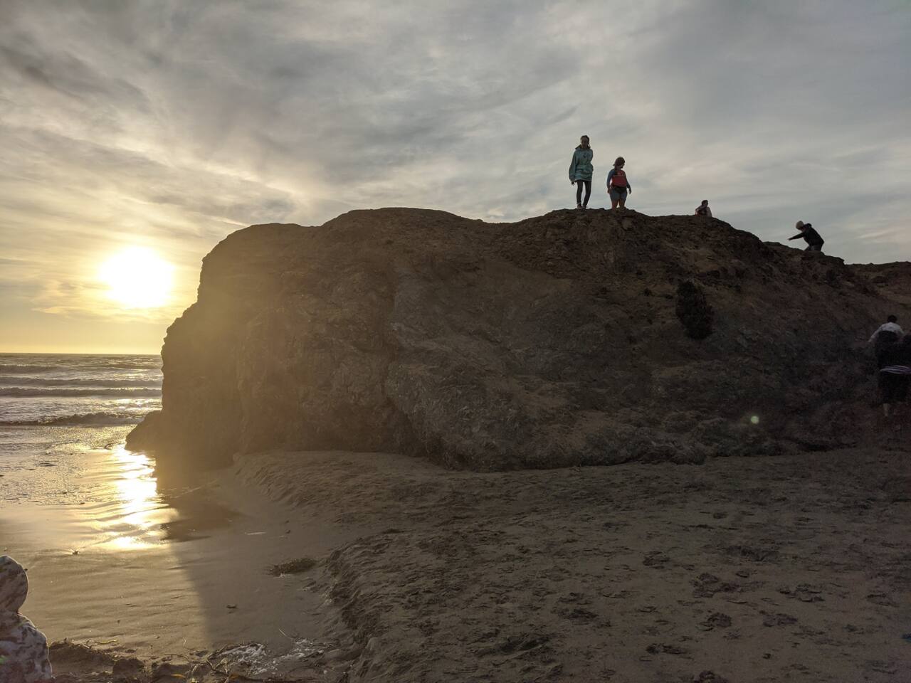 Low tide at sunset - Dillon Beach.
