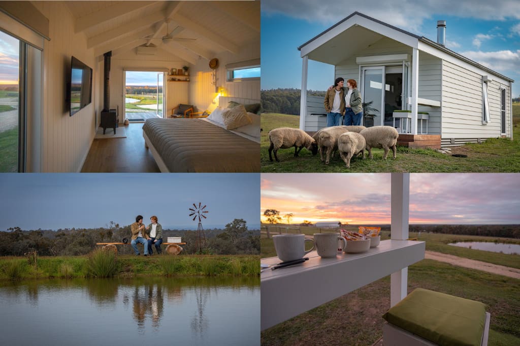 Banjos Cabin Gippsland | Valley Views & King Bed