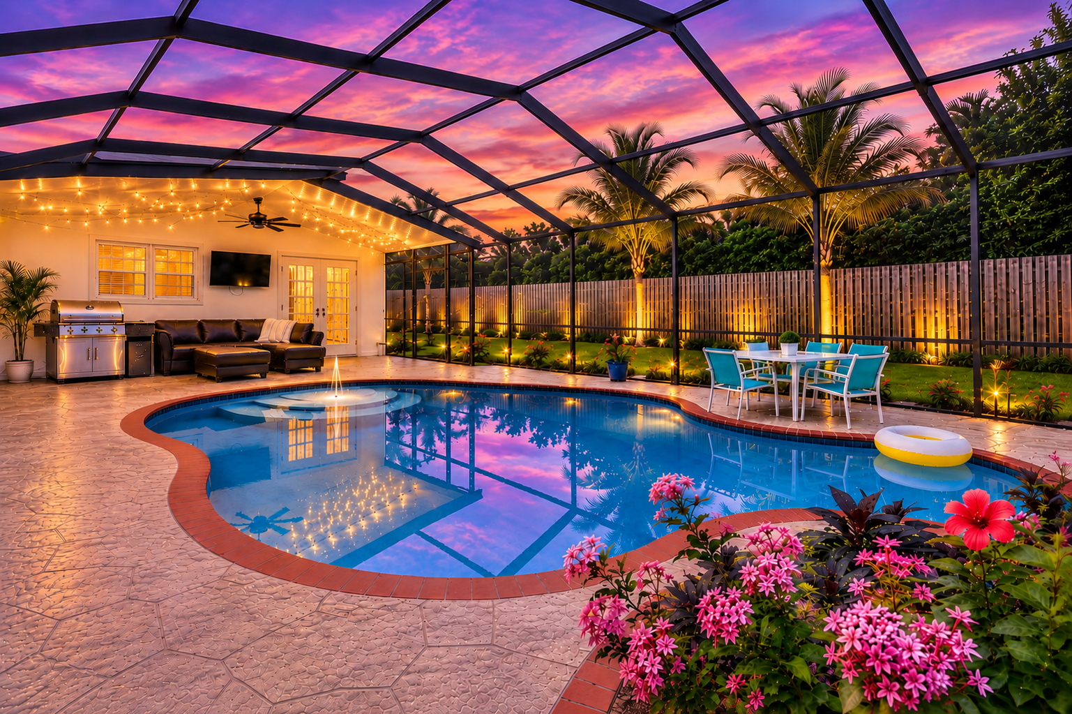 5 Min To Beach |Heated Pool |BBQ | Pets Ok Getaway
