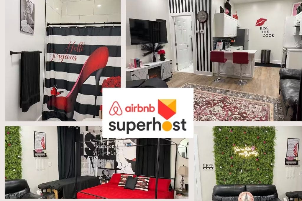 Ruby Red Haven – Chic Downtown Retreat Dayton