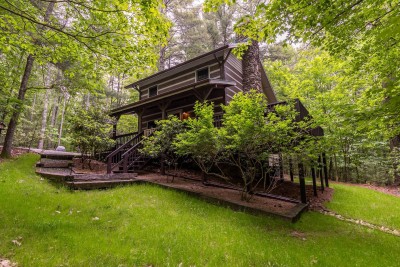 Peaceful 2BR Cabin near Boone w/ Hot Tub Fire Pit! photo 5