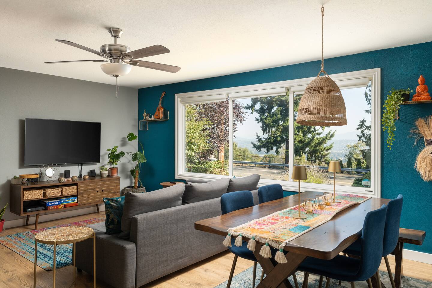 Boho Retreat w/ Covered Patio & Stylish Vibes