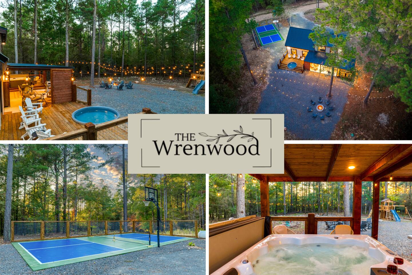 Luxury Broken Bow Cabin | Pickleball Hot Tub Pool