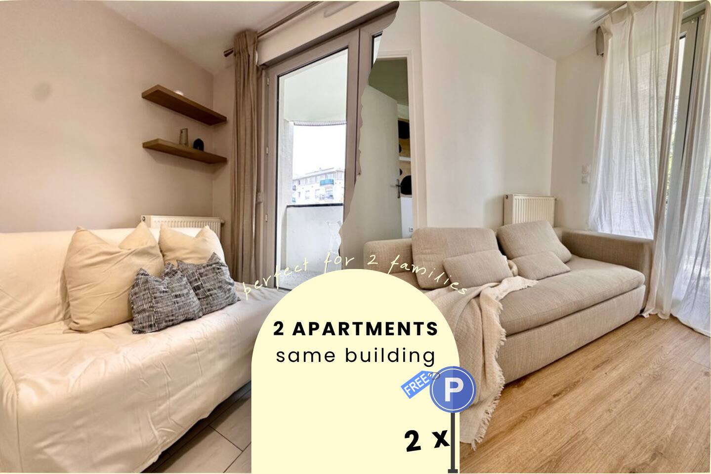 [L3] 2 Logements | Idéal Groupes | Paris + Disney