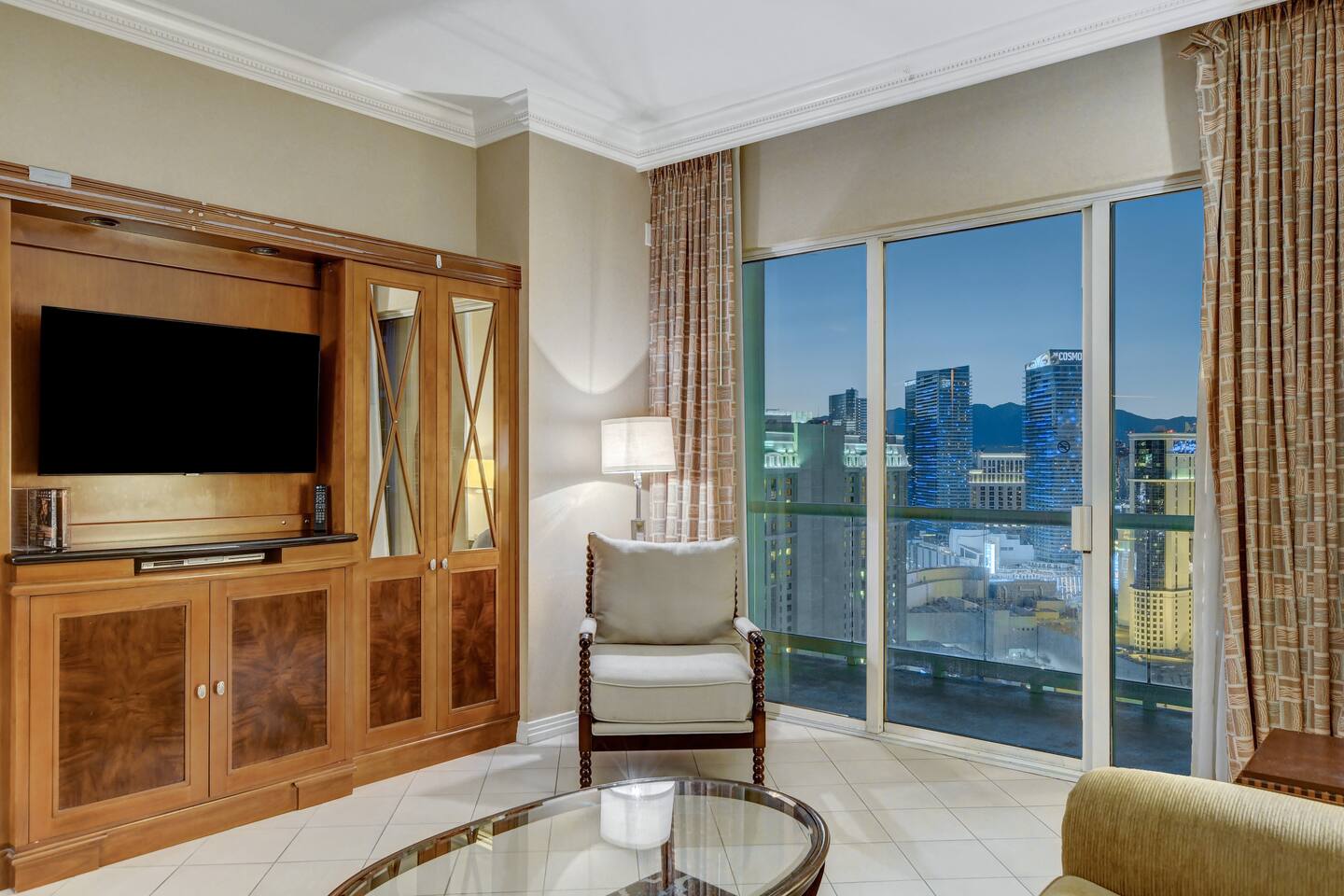 F1 View + Strip Views, 34th Floor at MGM Signature