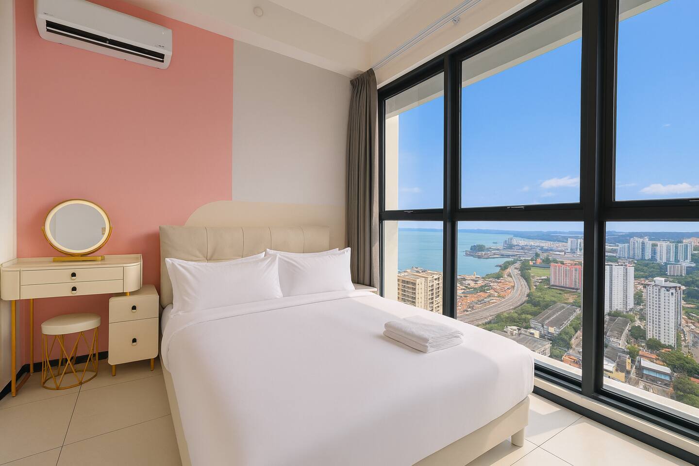 【SeaView】Sunrise@HighFloor 3BR Pool-WiFi-Kitchen39
