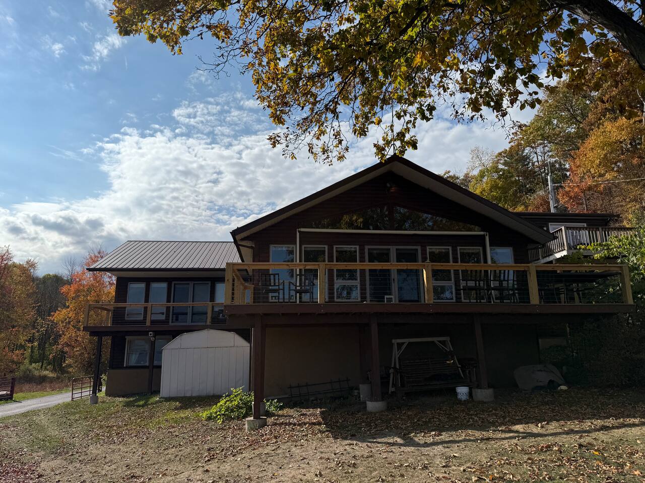 The Deck House on Black Lake