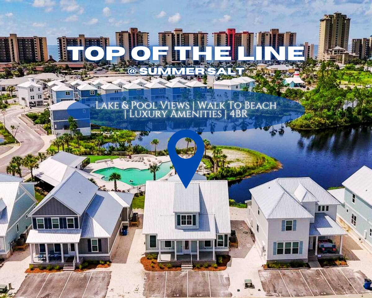 Water Views*Pool*Walk To Beach*Luxury 4BR Home