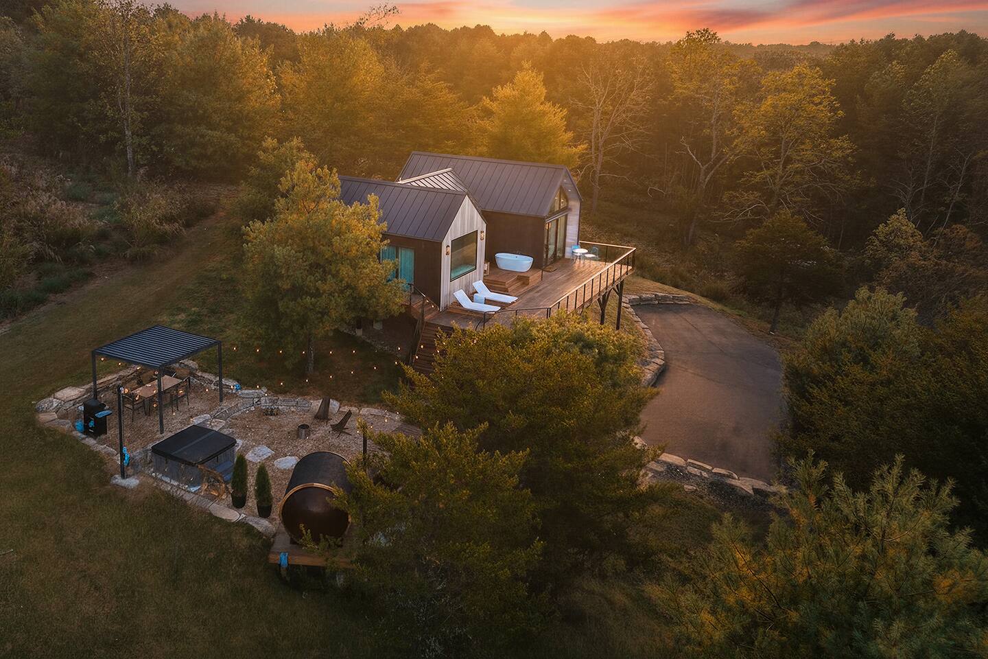 *New Spa Retreat for Couples | Sauna + Outdoor Tub