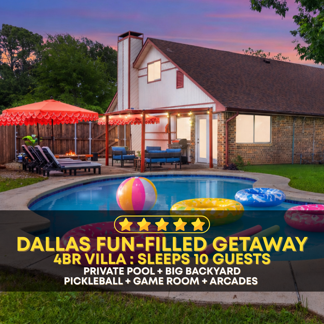 4BR Fun Home | Game Room | Pickleball | Arcades