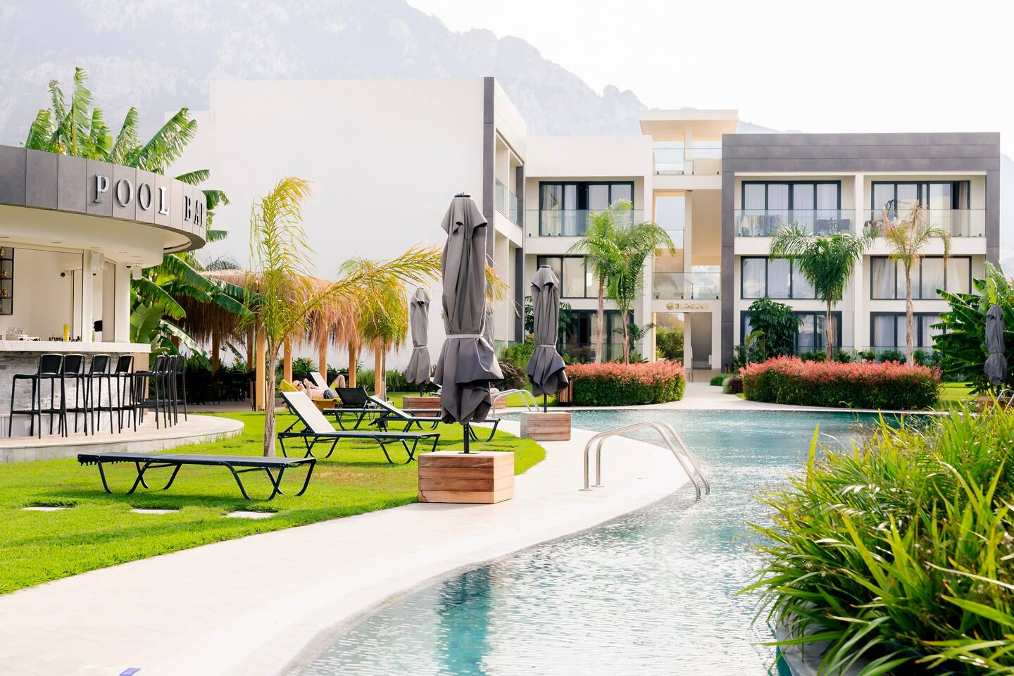 Stilvolles Studio mit Balkon, Bergblick, Gym & Spa