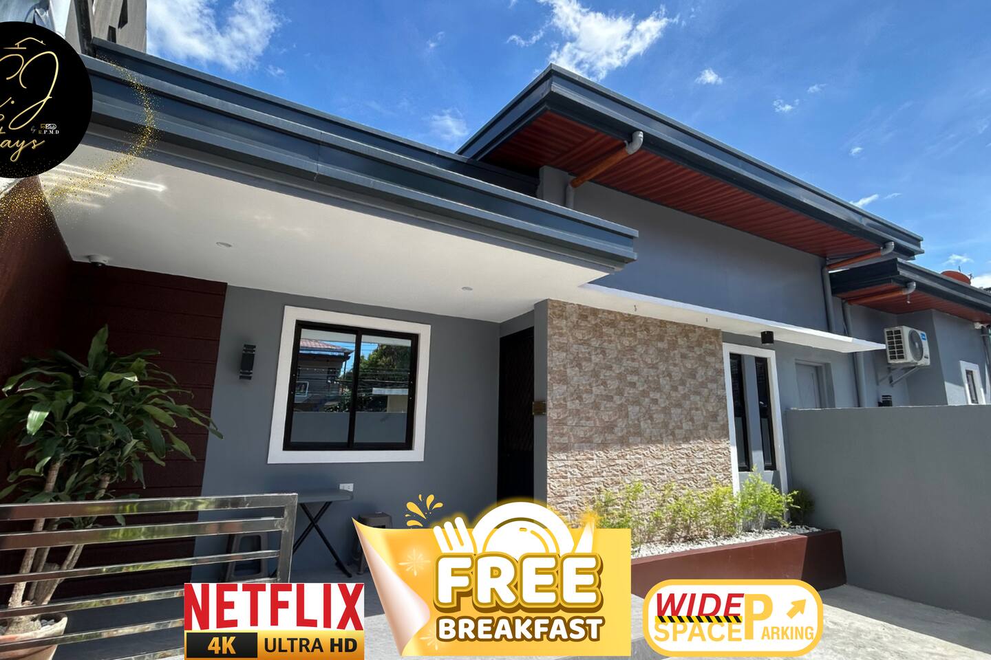 CJ-III Gold -Parking, SM,1gb/s, Netflix, Balcony