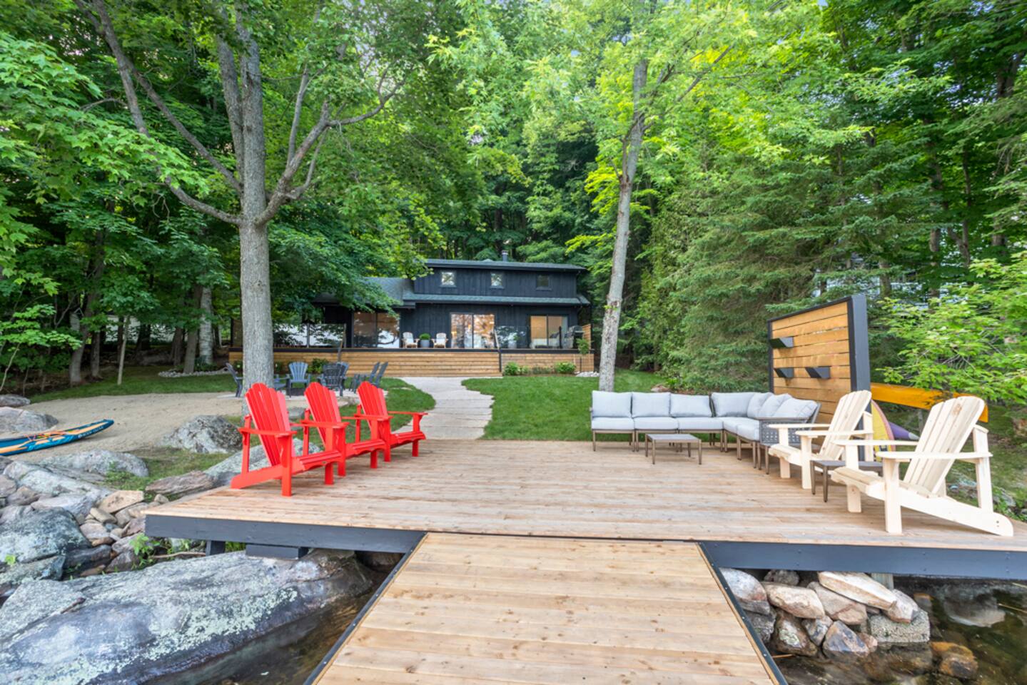 Sauna, Cedar Tub, Private Beach | La Dolce Muskoka