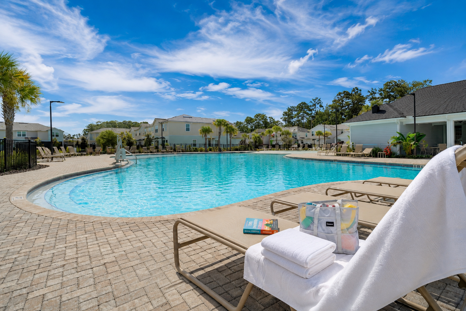 2 Ensuite BR • Pool & Gym • Near the Beach