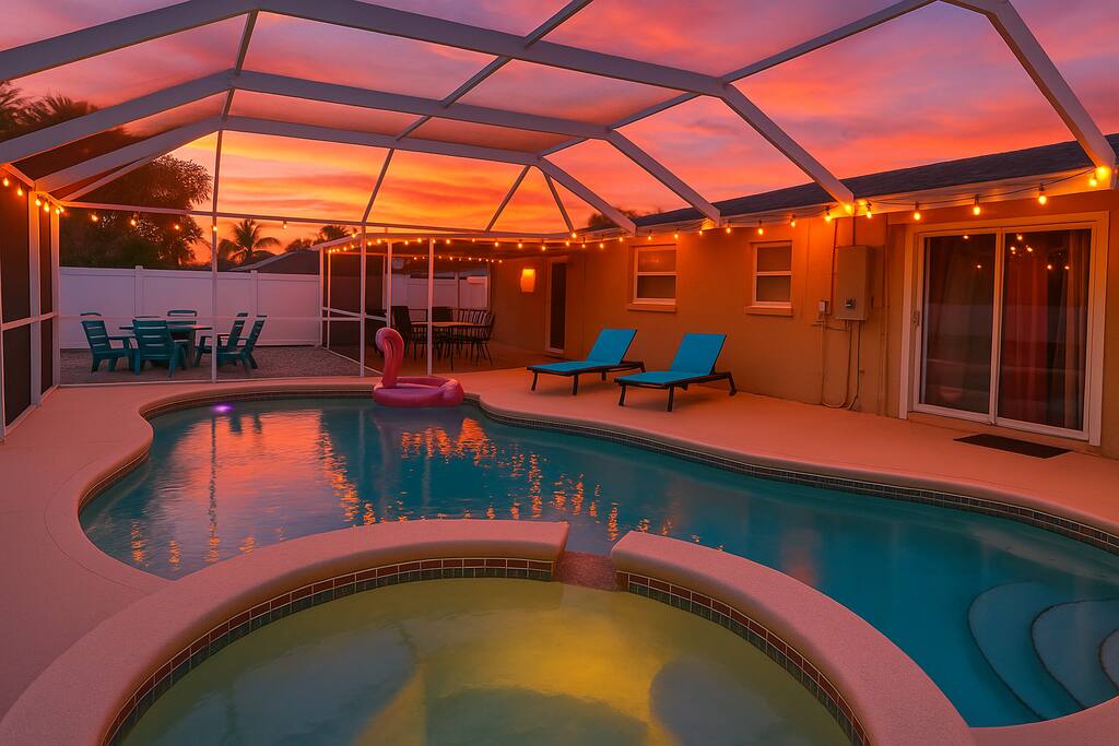 NEW! 9mi to AMI | Hot Tub, Heated Pool, Game Room
