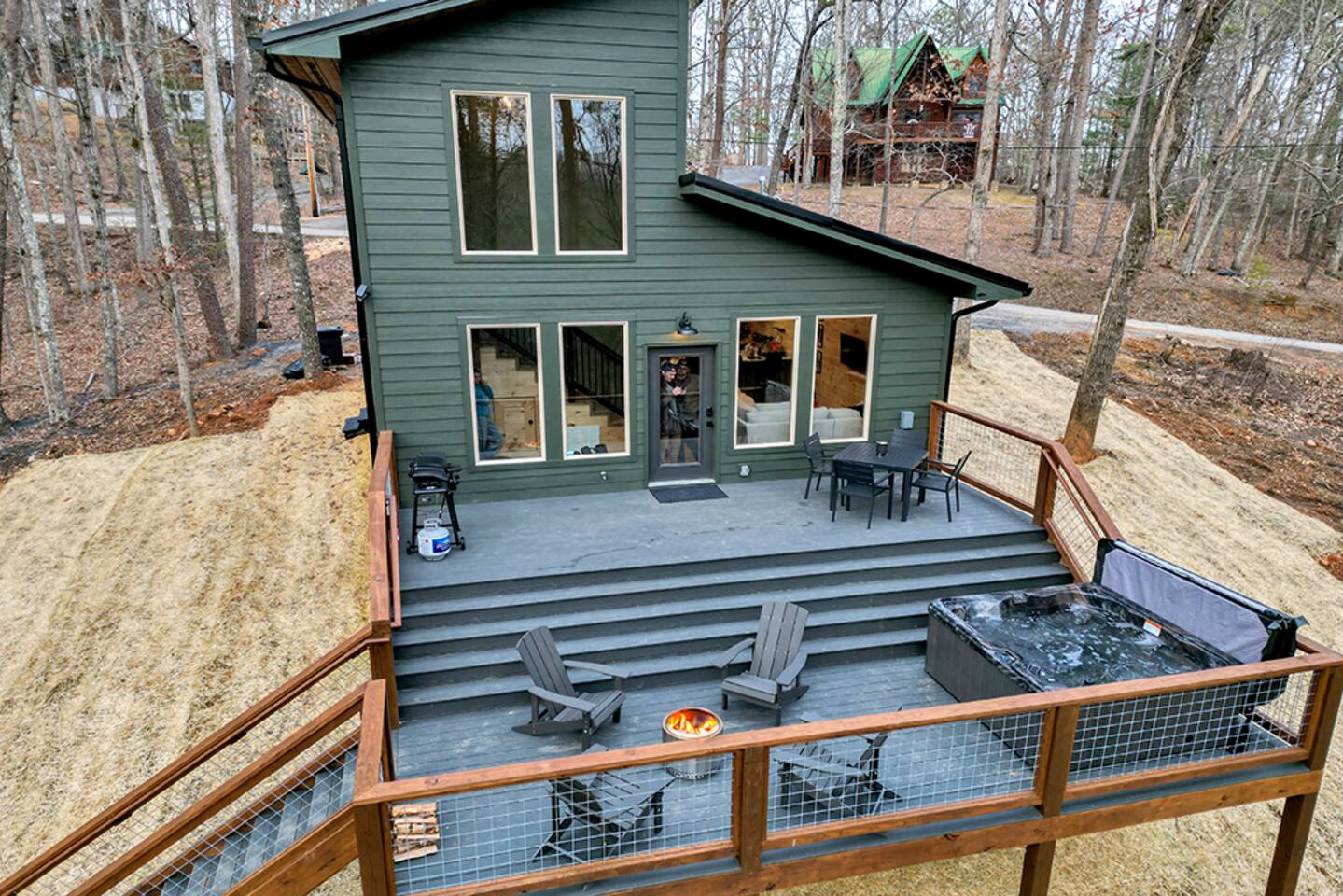 Modern Cabin Escape | Hot Tub • Fire Pit