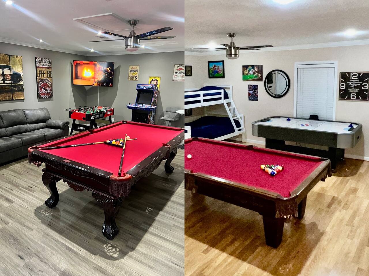 2 homes, endless games & fun for 20+ walk to pkwy