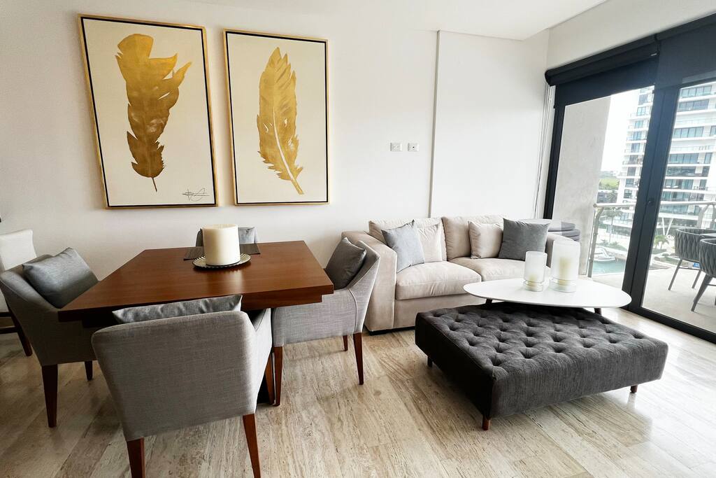 TOP/1BR/Marina Condo/PuertoCancun/Sea View/Balcony