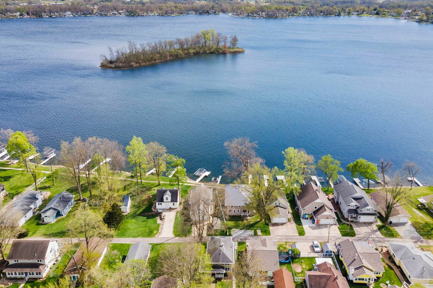 Family Escape on Webster Lake | Pier & Swimming!