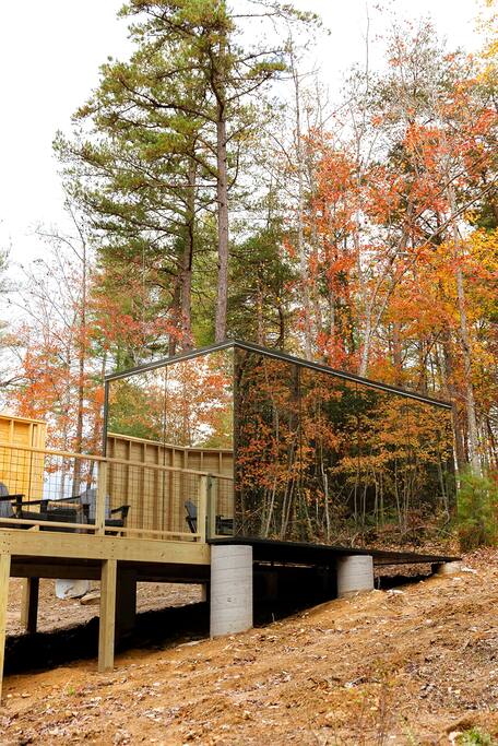 Staghorn | Modern Lux Mirror Home | HotTub & Woods