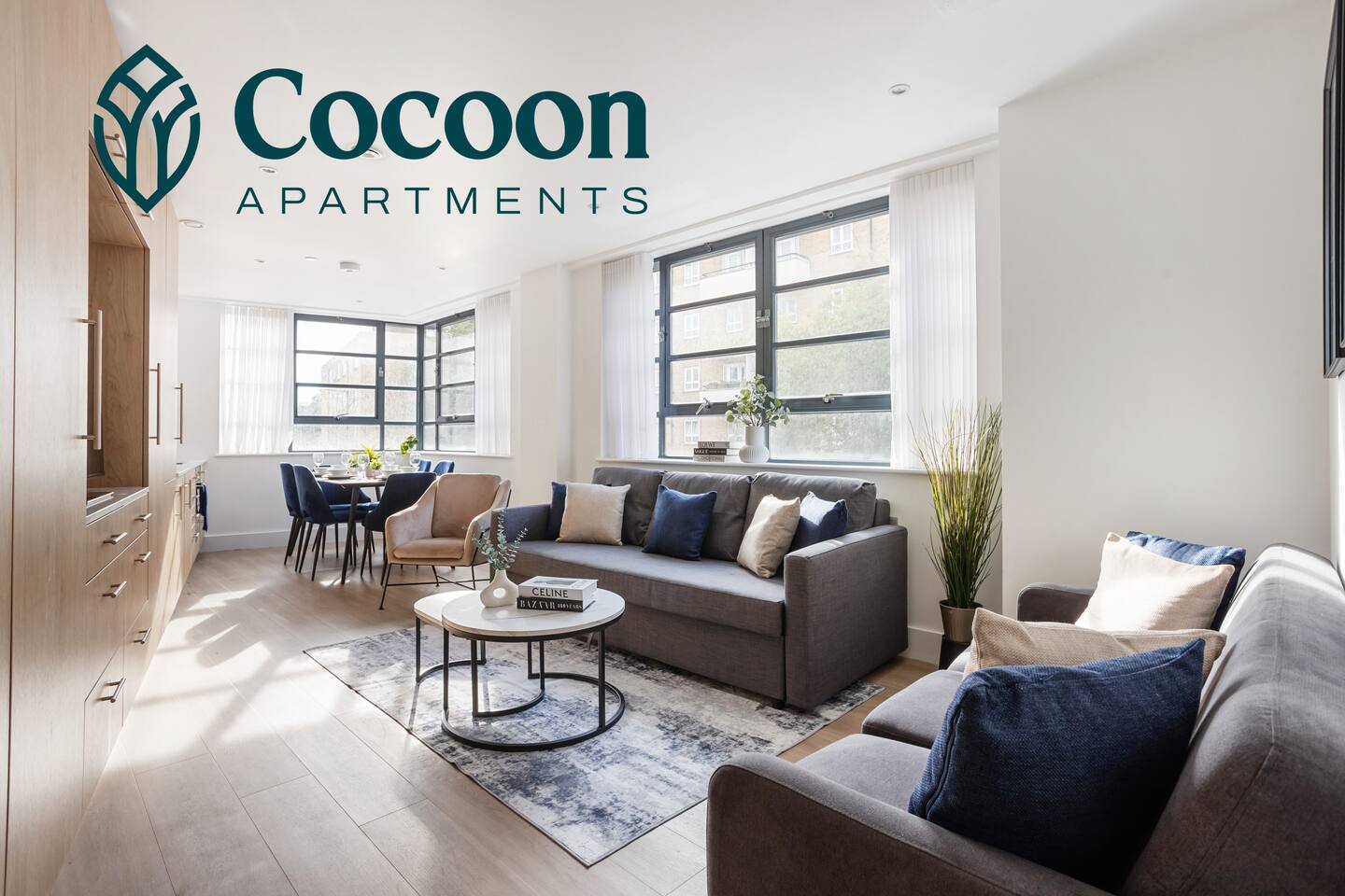 Central London | 2 Bed 2 Bath | up to 7 Guests