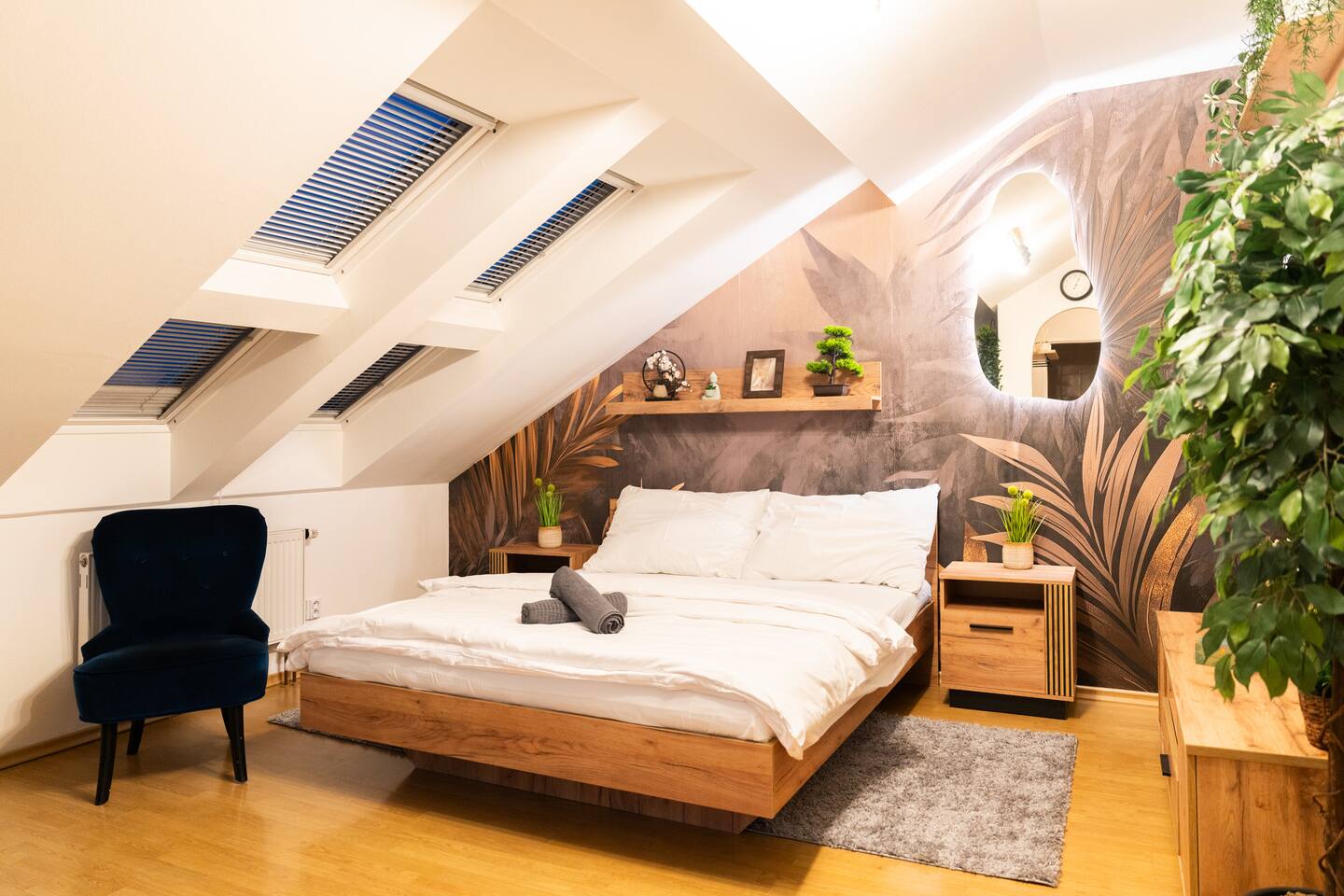Schody do nebe - podkrovní apartmán v centru Brna