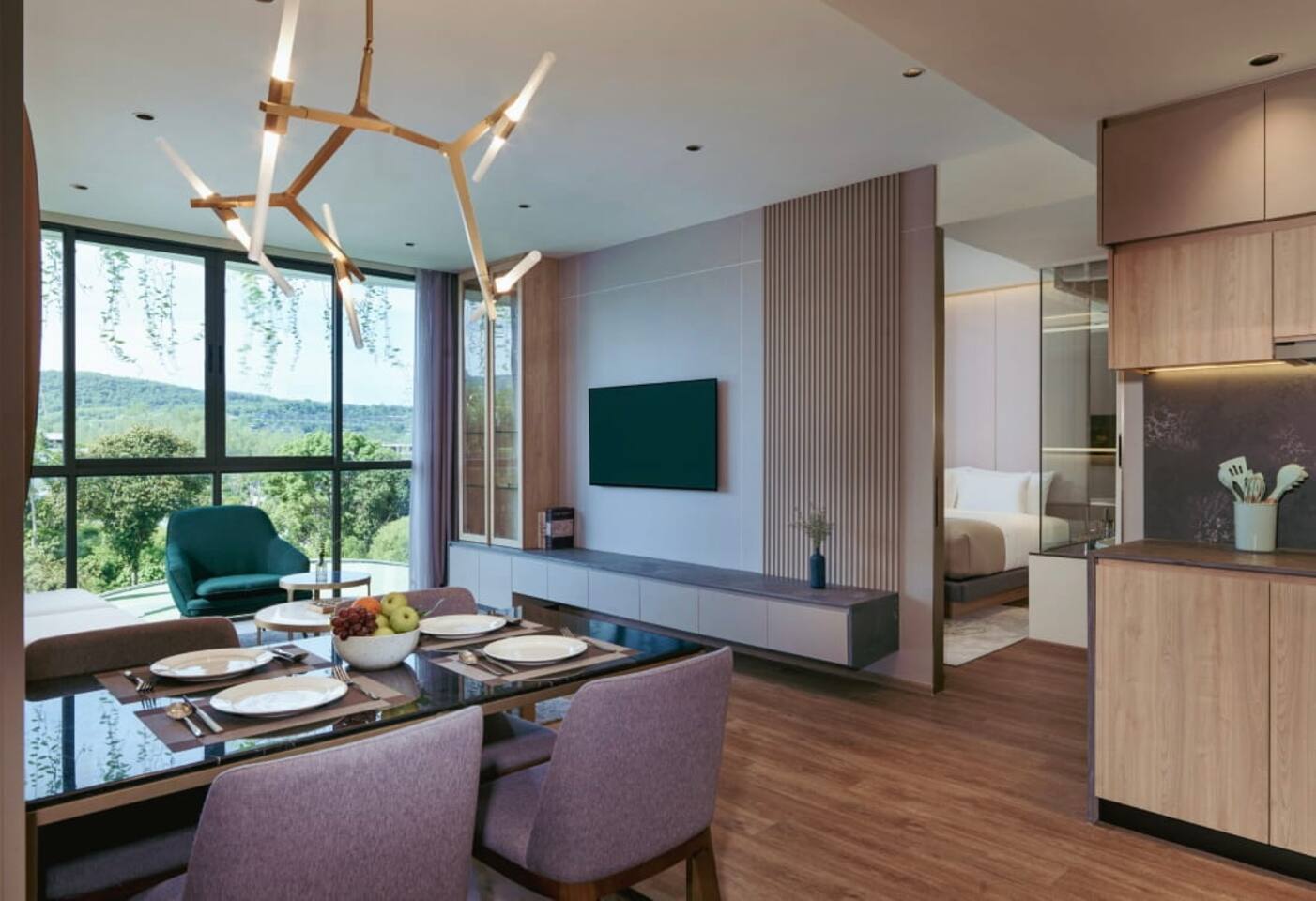 Araya La Green | Современные апартаменты 2 спальни