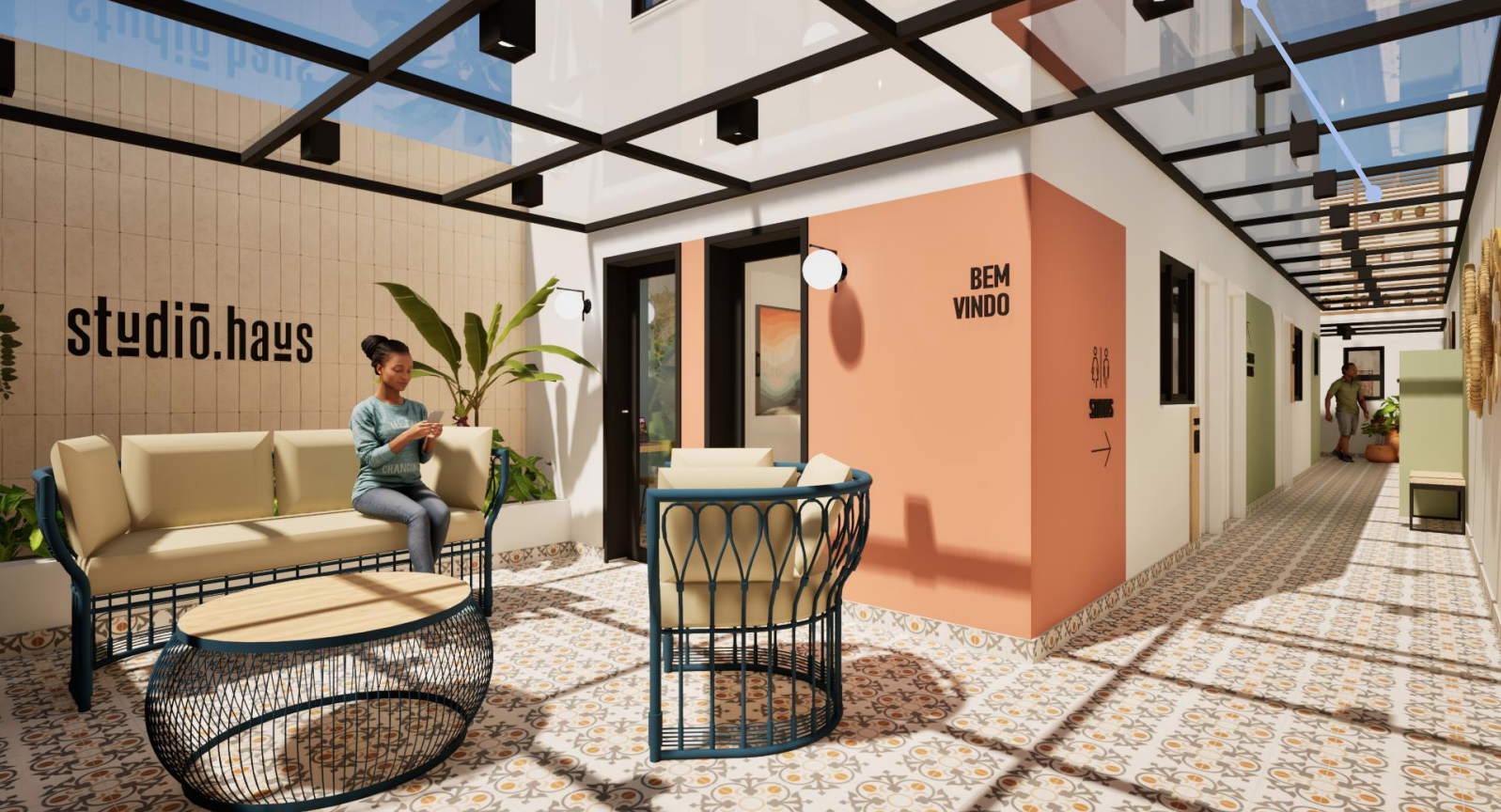 StudioHaus Quata· Private & Secure 25m2 Near CGH