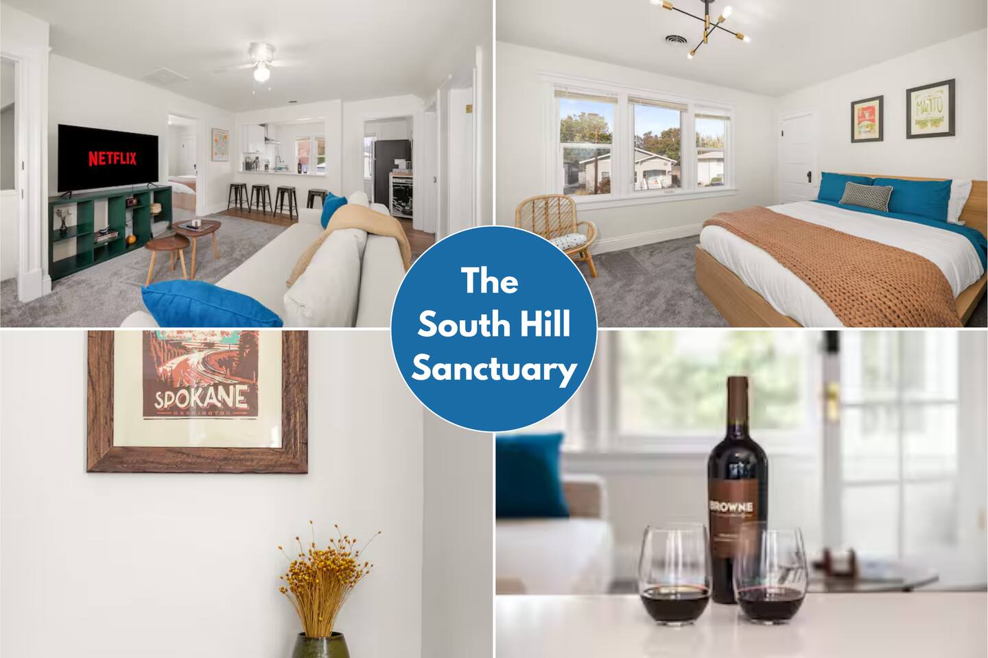 New! The South Hill Sanctuary-4 min to Manito Park
