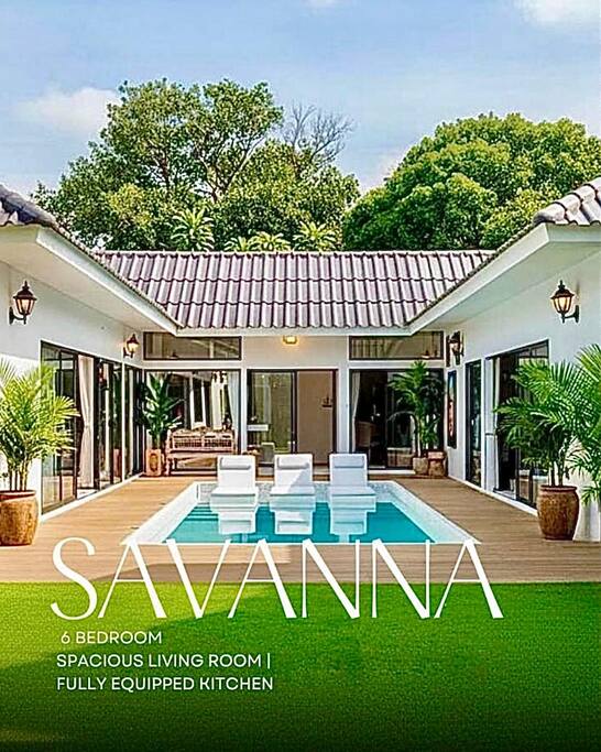 Savana- Pool Villa I 6 en-suite bedrooms