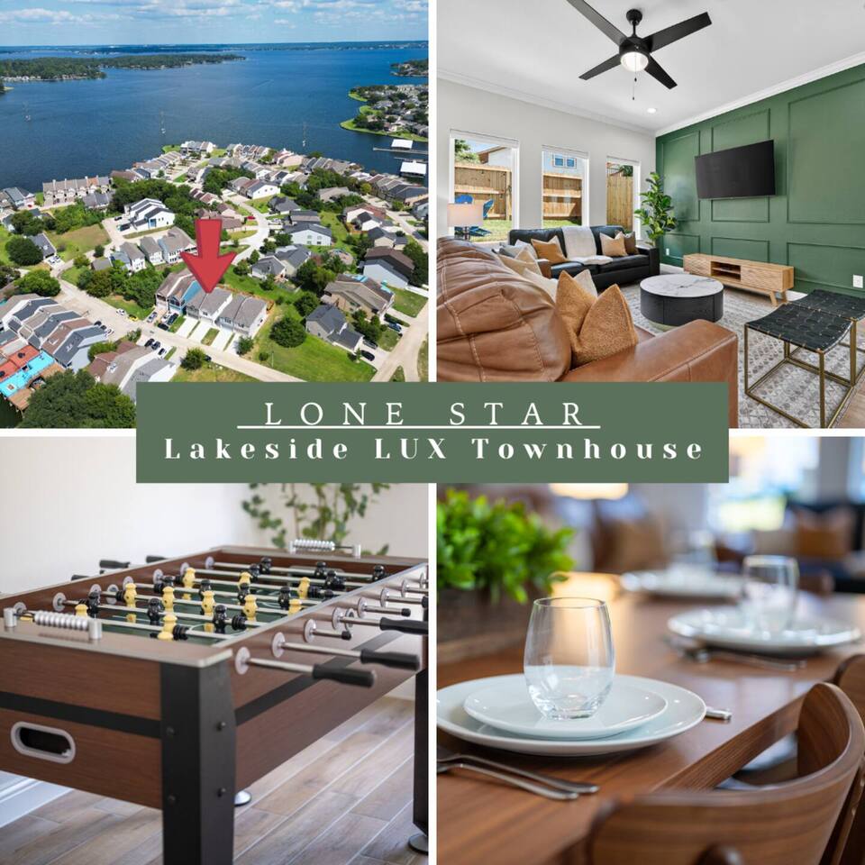 Elevated Lakeside Retreat: Firepit, Foosball, TV's