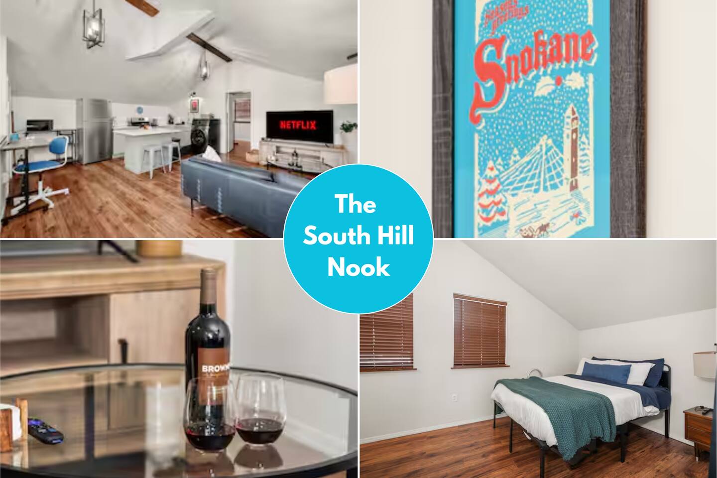 New! The South Hill Nook, 4 min to Manito Park