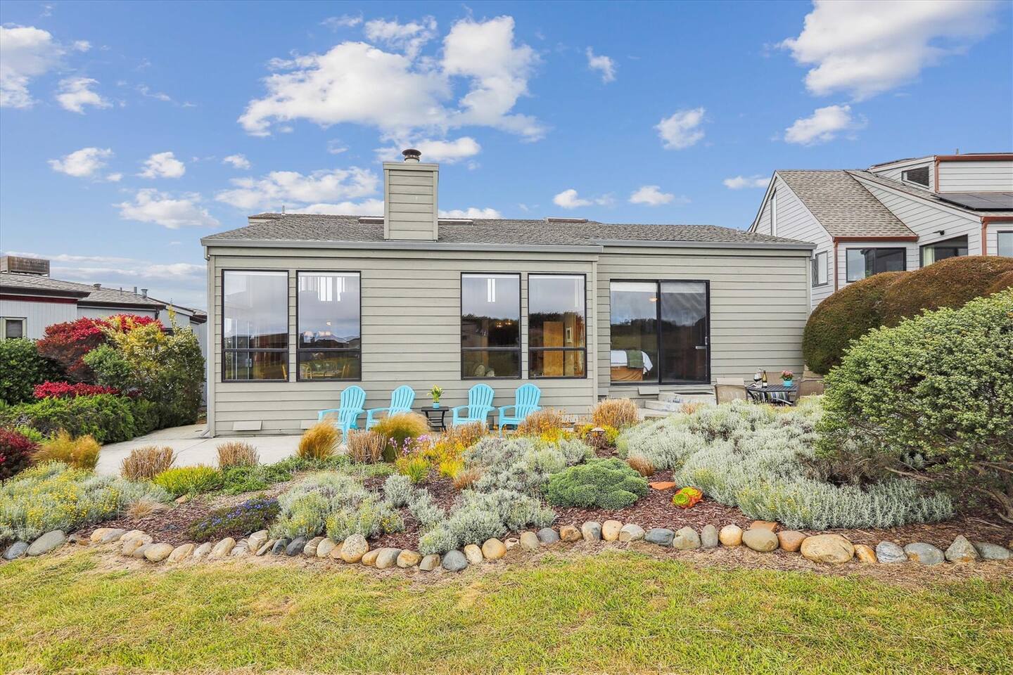 Natural coastal landscape. Enjoy the wildlife that visit the back yard.