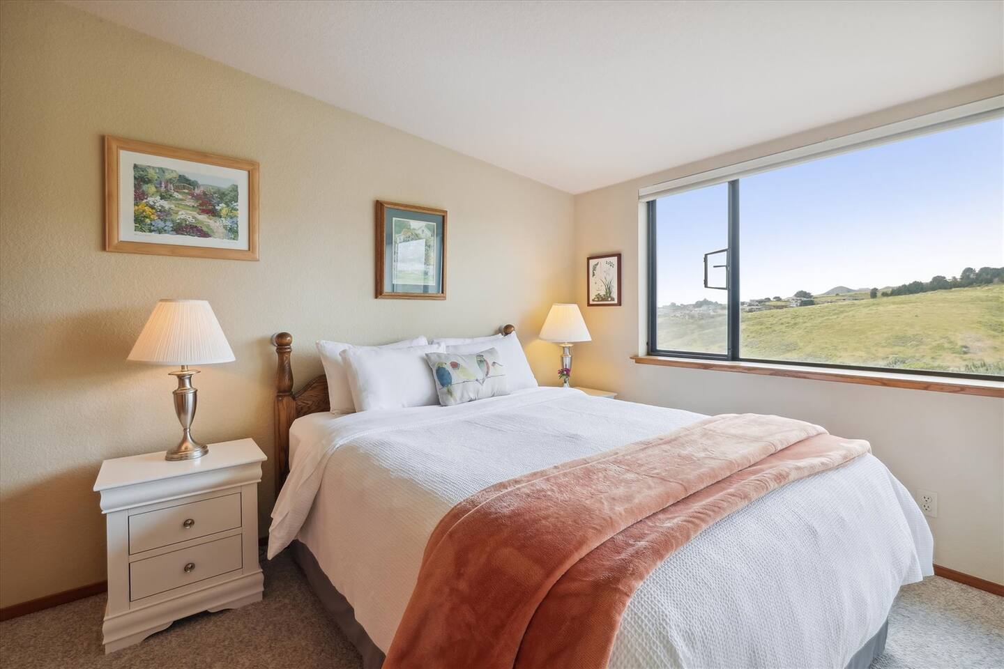 Special attention has been paid to the high-end mattresses and bedding to assure you and your companions will sleep well and feel refreshed in the morning.