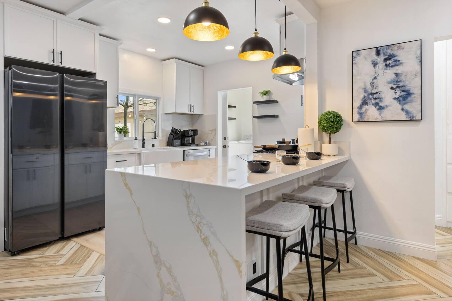 2bed1bath Home w/ 2 Studios | Gated | 4b3b Total |