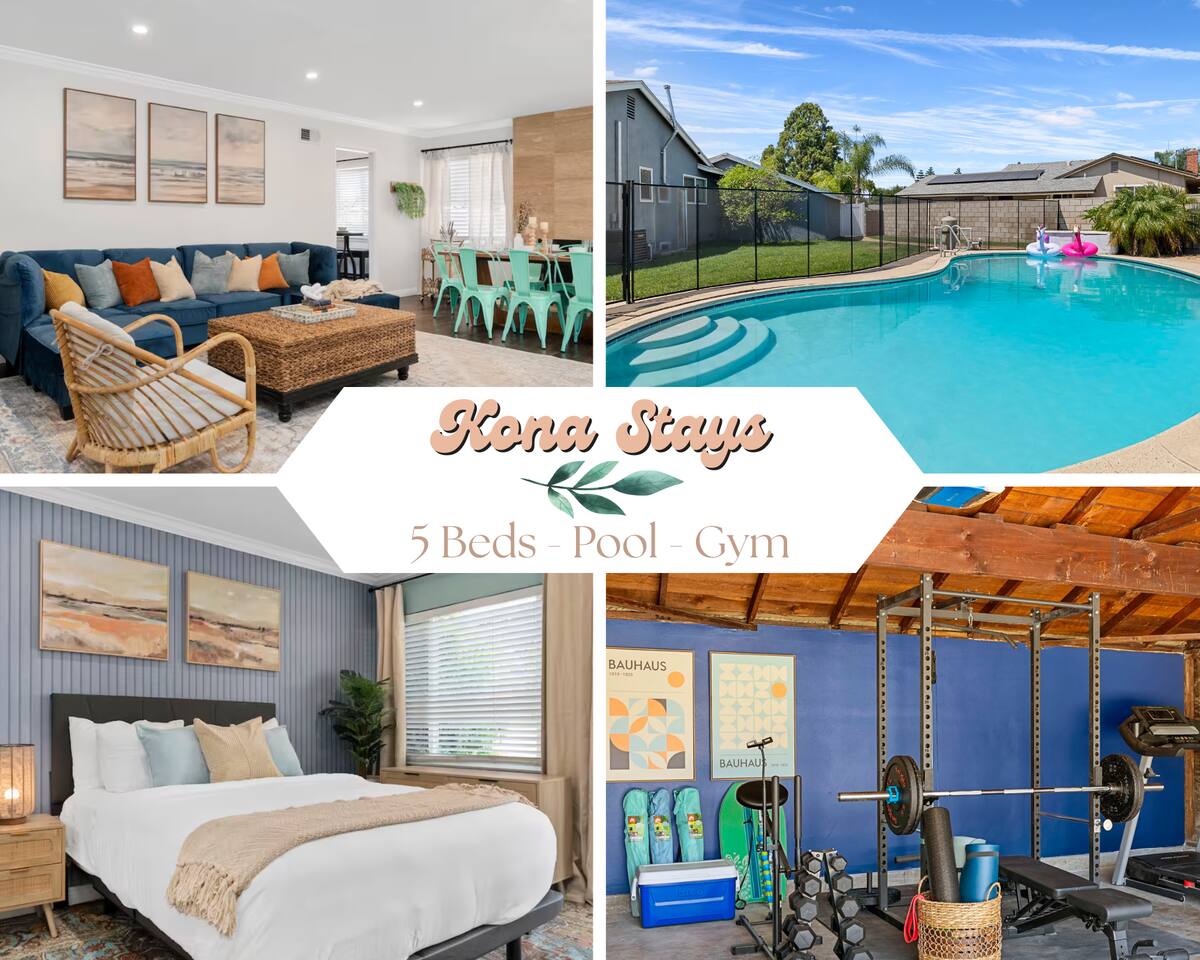 *Coastal Disney Escape | 4 Beds, Pool, Gym, Games