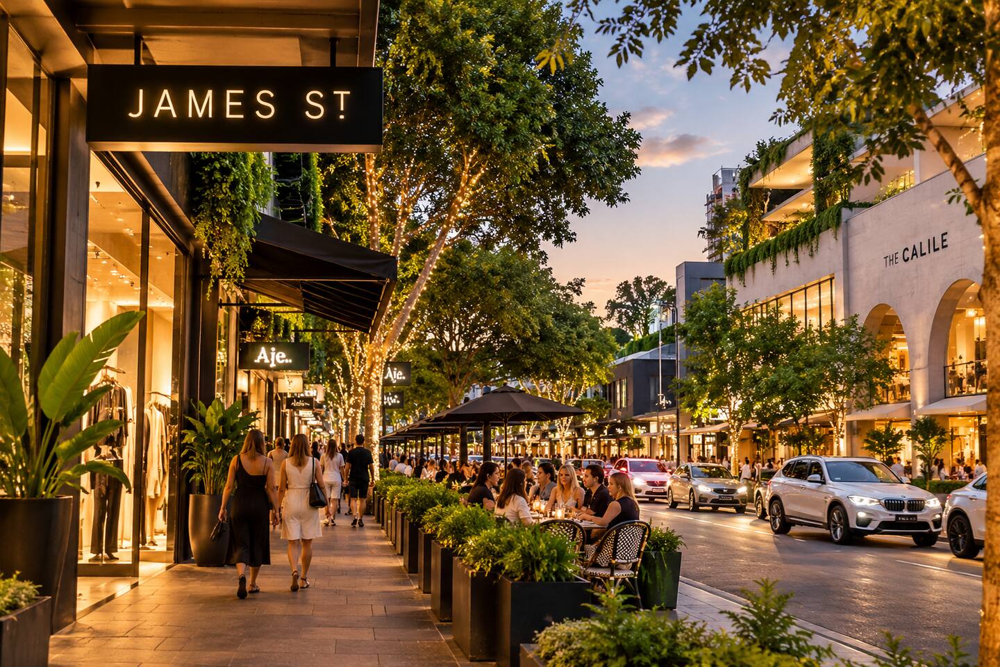 Local Vibrance: Stroll along James St, a hub of dining and shopping excitement just steps away!