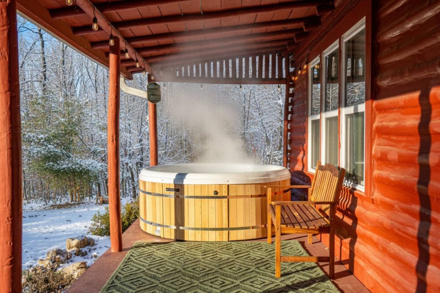 Hot Springs Log Cabin — Bike, Hike, Relax & Unwind