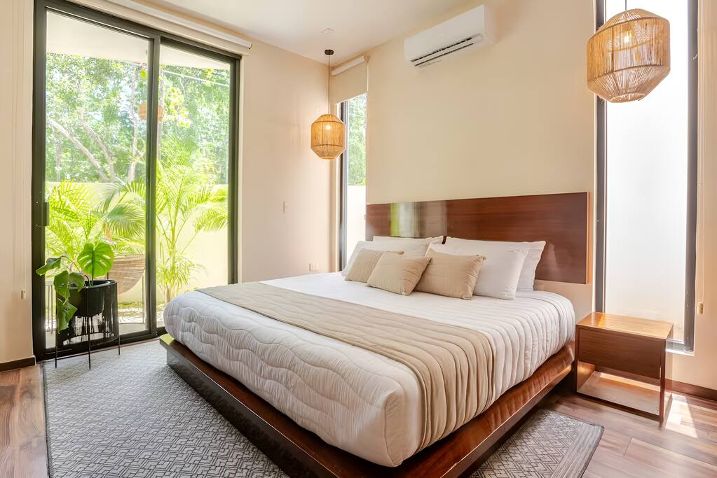 Retiro Tulum: 6min playa + albercas comunes