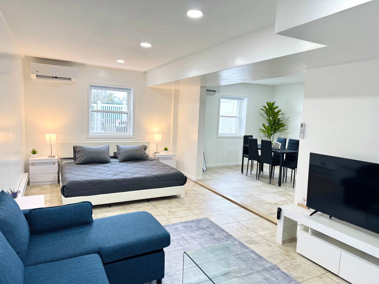 Modern Studio|Parking|King Bed|Sleeps3|Near NYC