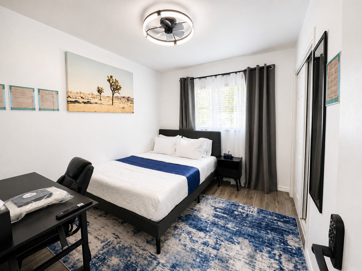 Room 2 - Cozy Queen w/ Pool (Shared Bathroom)