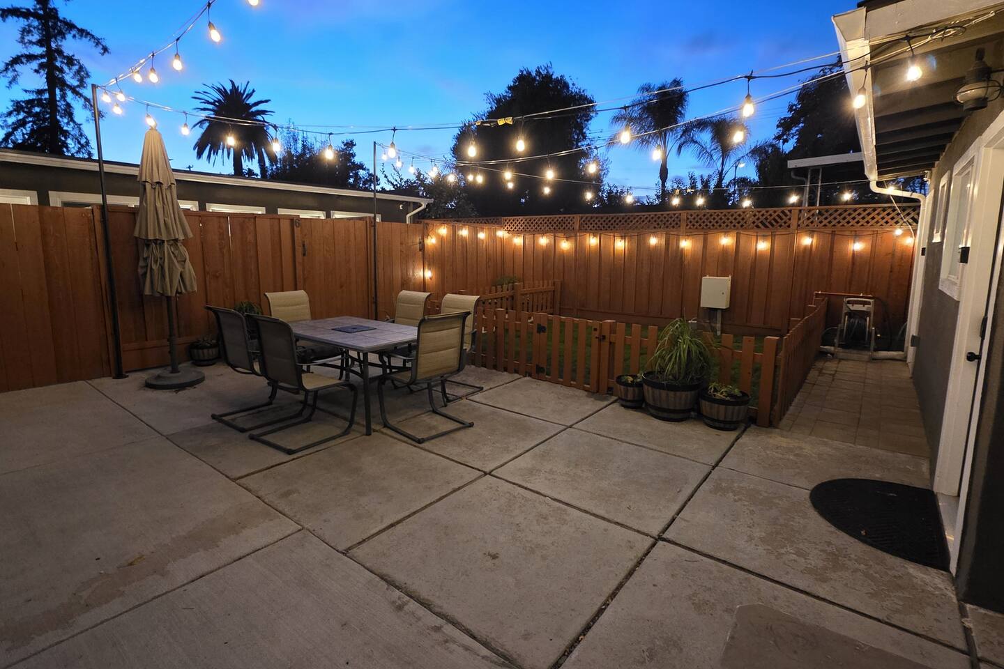 Shared patio (shared with other guests)